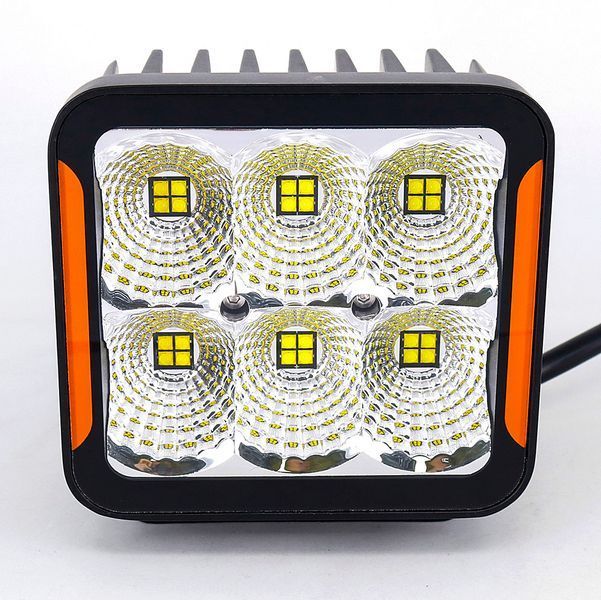 Фара додаткового світла DriveX WL SQ-108 DLX 4" FL+DRL 24L-120W OSR DR-00001214 фото