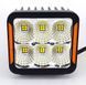 Фара додаткового світла DriveX WL SQ-108 DLX 4" FL+DRL 24L-120W OSR DR-00001214 фото 3