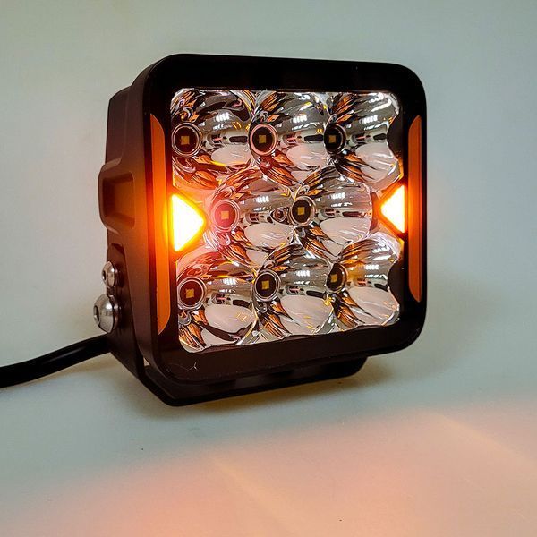 Фара додаткового світла DriveX WL SQ-109 DLX 4" SP+DRL 8L-40W OSR DR-00001215 фото